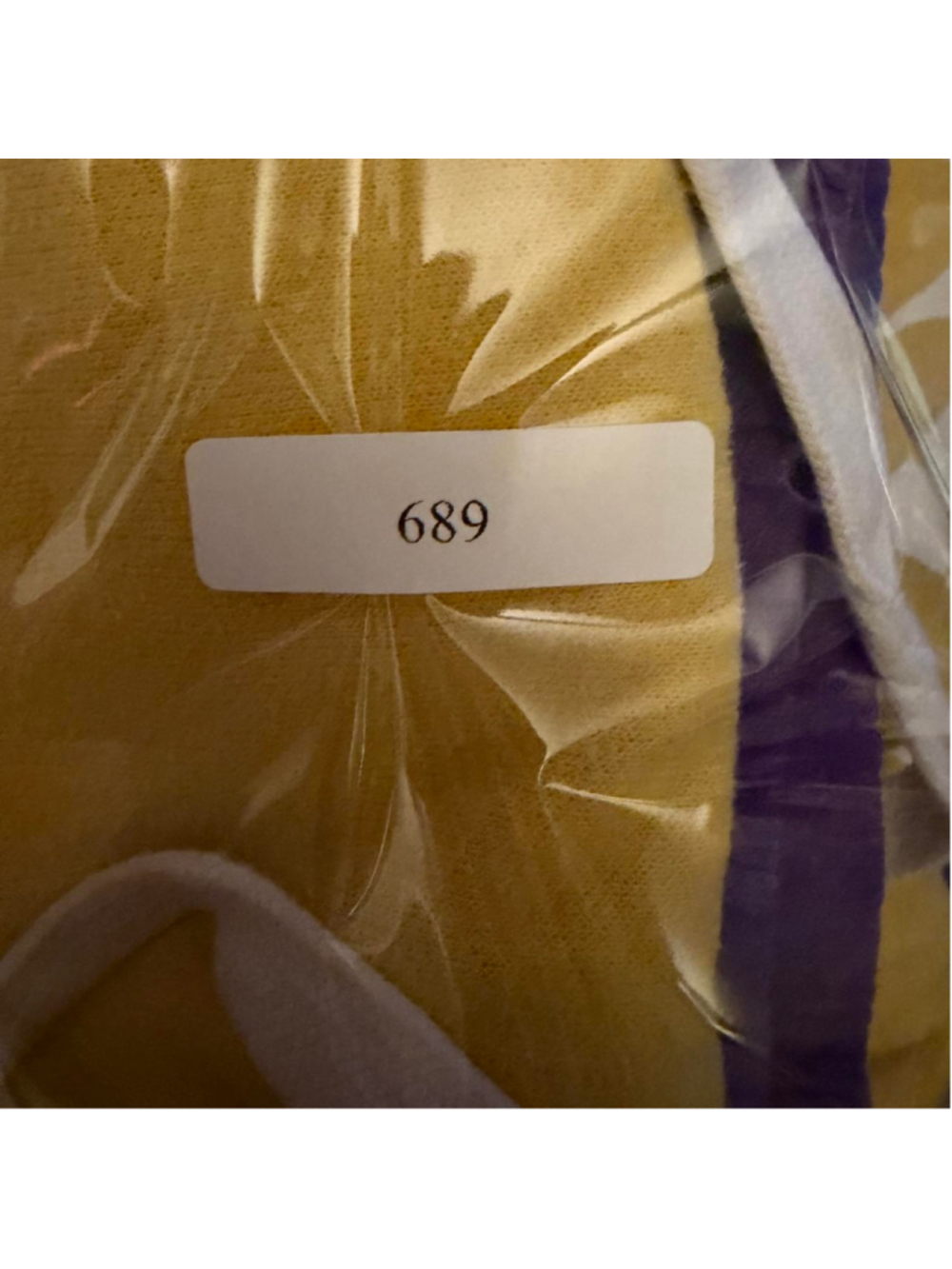 Los Angeles Lakers split-leg sweatpants in purple and gold - Picture 5 of 5